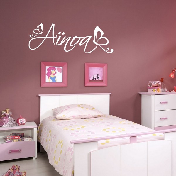 Exemple de stickers muraux: Anoa Papillons